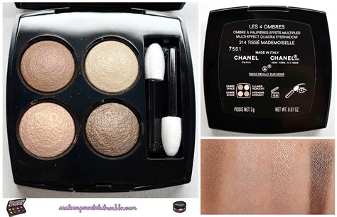 chanel eyeshadow tisse mademoiselle|LES 4 OMBRES Multi.